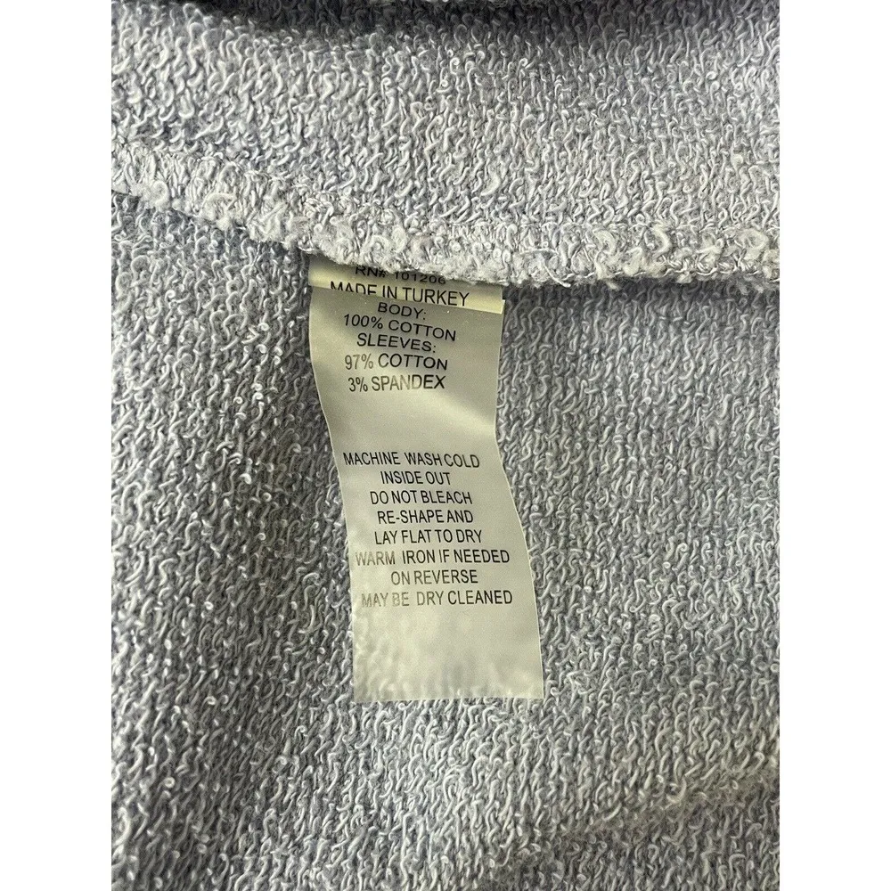 Soft Surroundings Womens Tunic Sweater Cowl Neck French Terry Purple Size PXS - Image 8