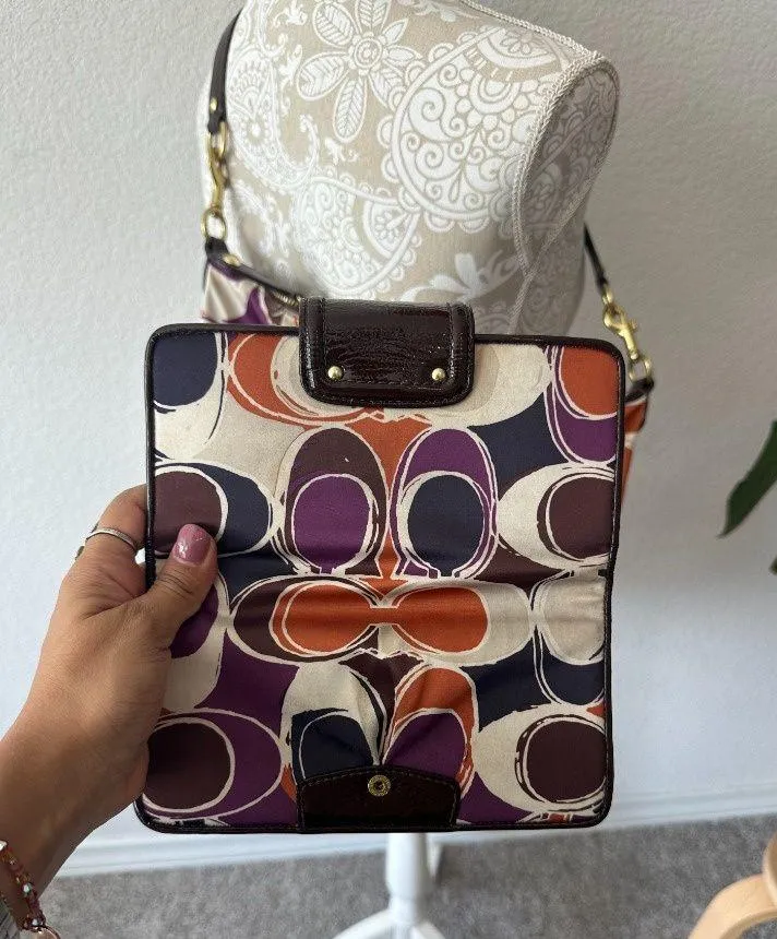 Coach  Ashley Scarf Print Shoulder Bag and Matching Wallet  - Image 4