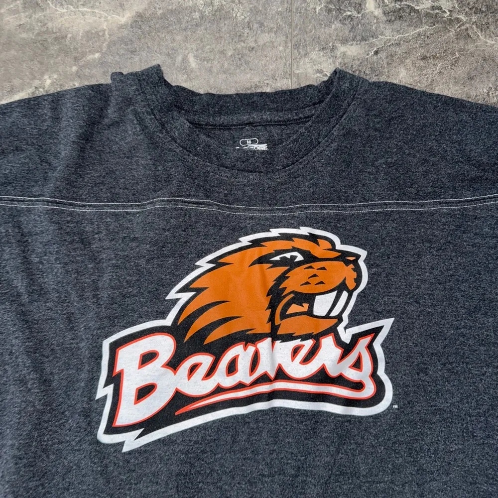 OSU Beavers Gray Long Sleeve Shirt Size Medium - Image 2