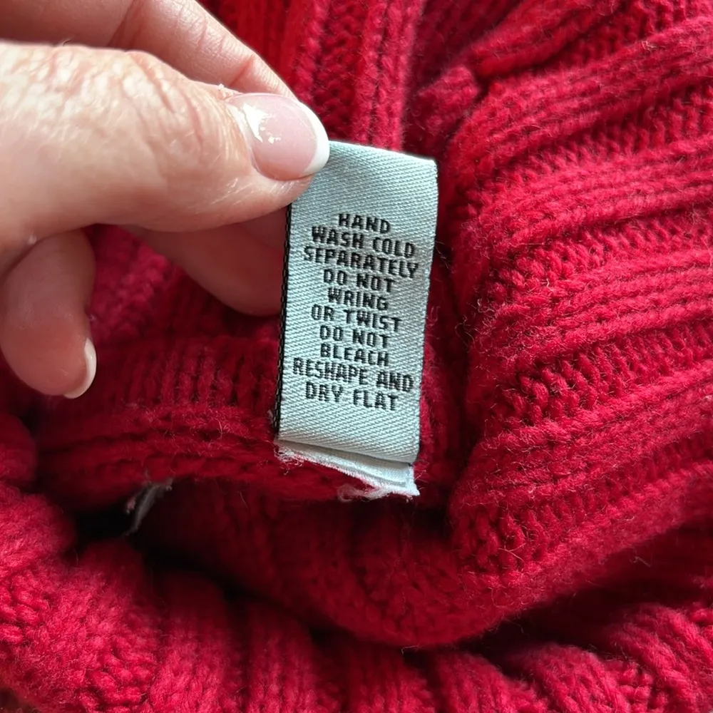 Marsh Landing Women's Striped Sweater, Wool Blend, Size Large - Image 6