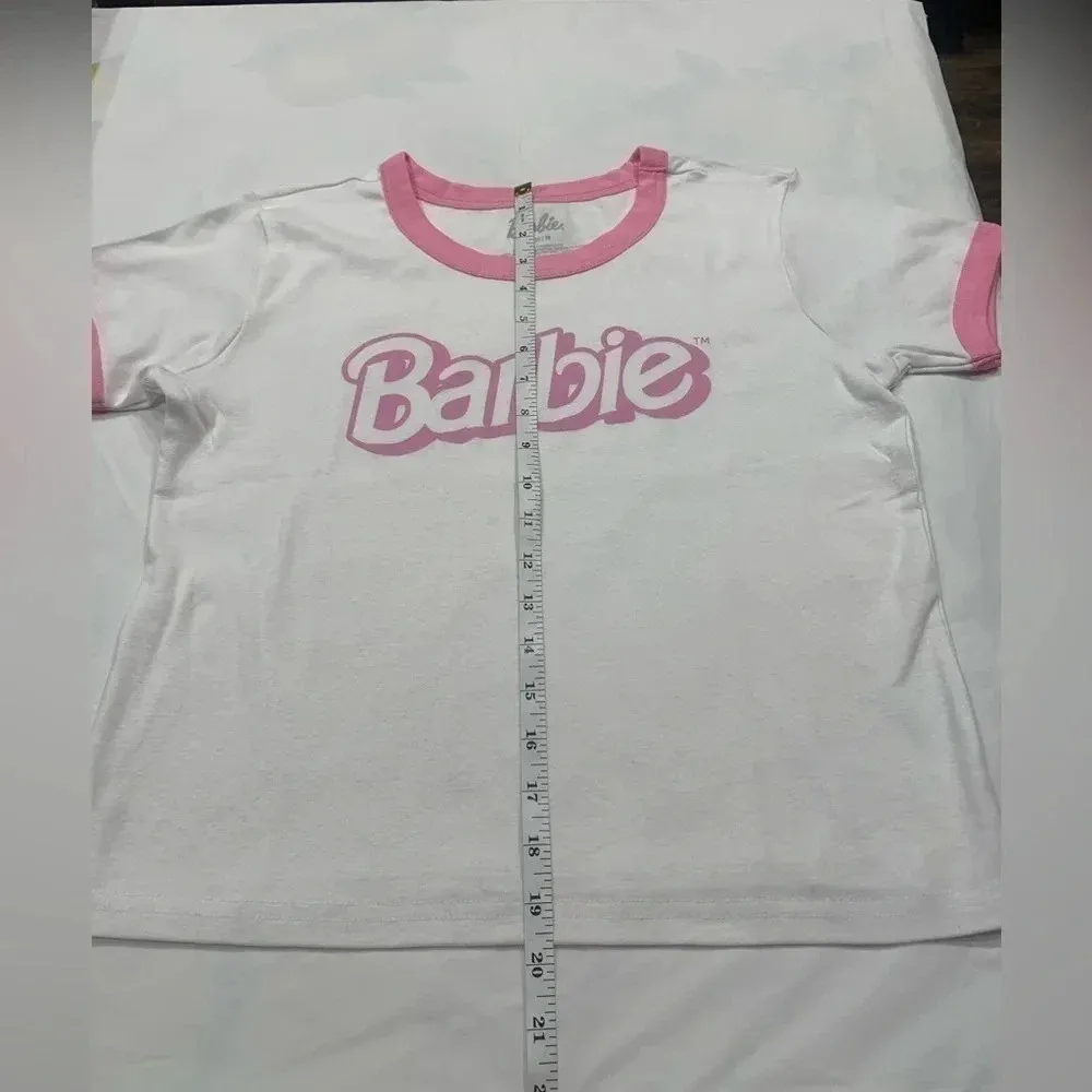 BARBIE shirt Women’s Size M NWOT Pink Size M - Image 2