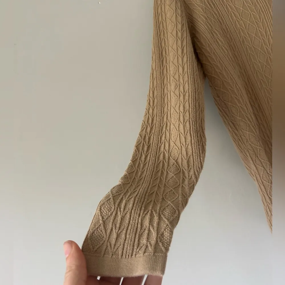 Rare Vintage Adidas Brown V-Neck Sweater Size Medium - Image 4