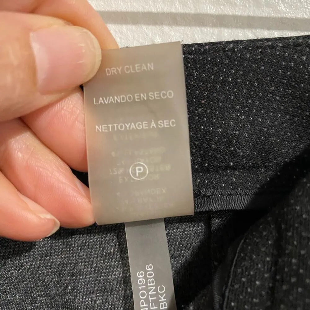 Calvin Klein Black Textured Slacks Sz 10 - Image 6