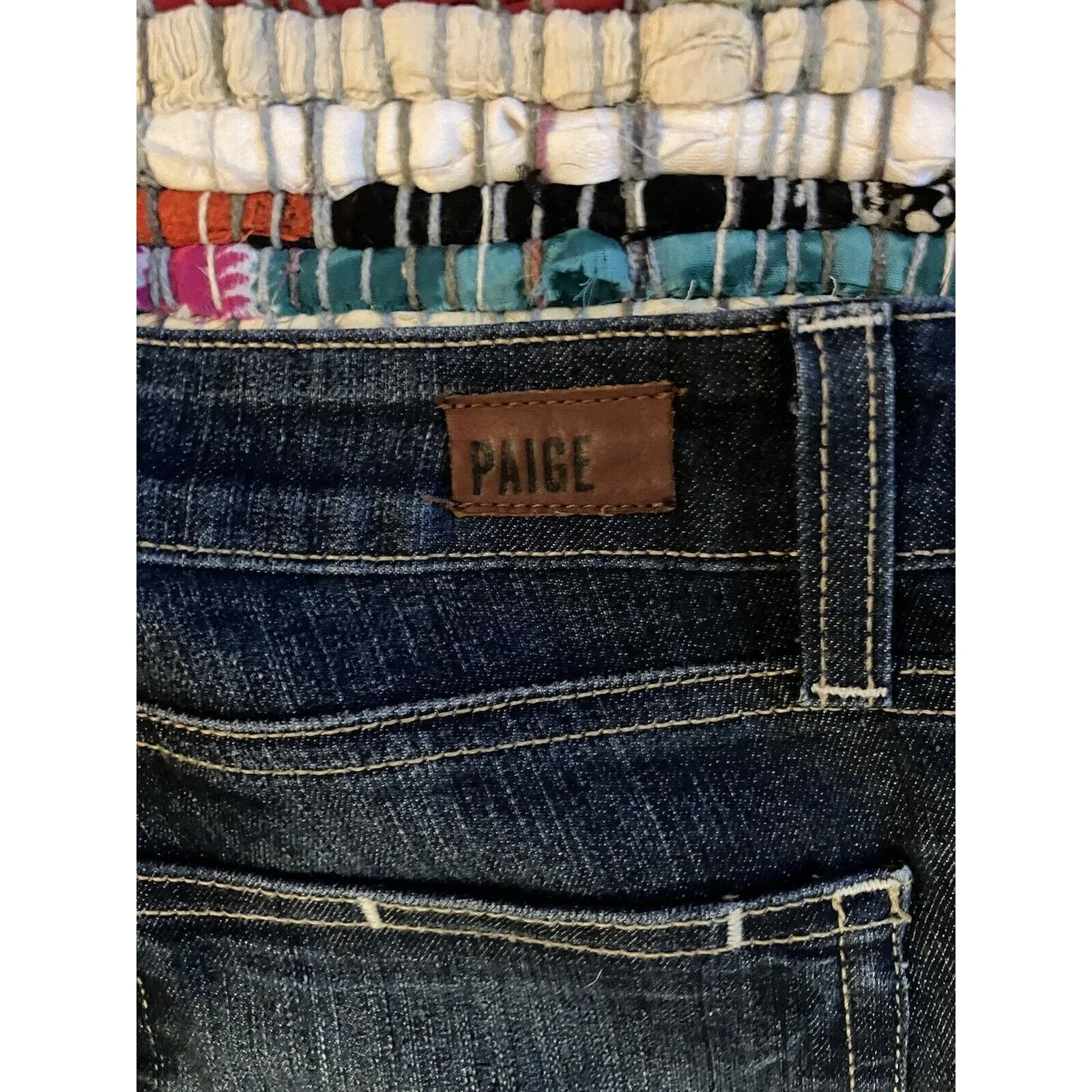 Paige Jeans Women’s Size 27 Straight Dark Wash Premium Denim - Image 9