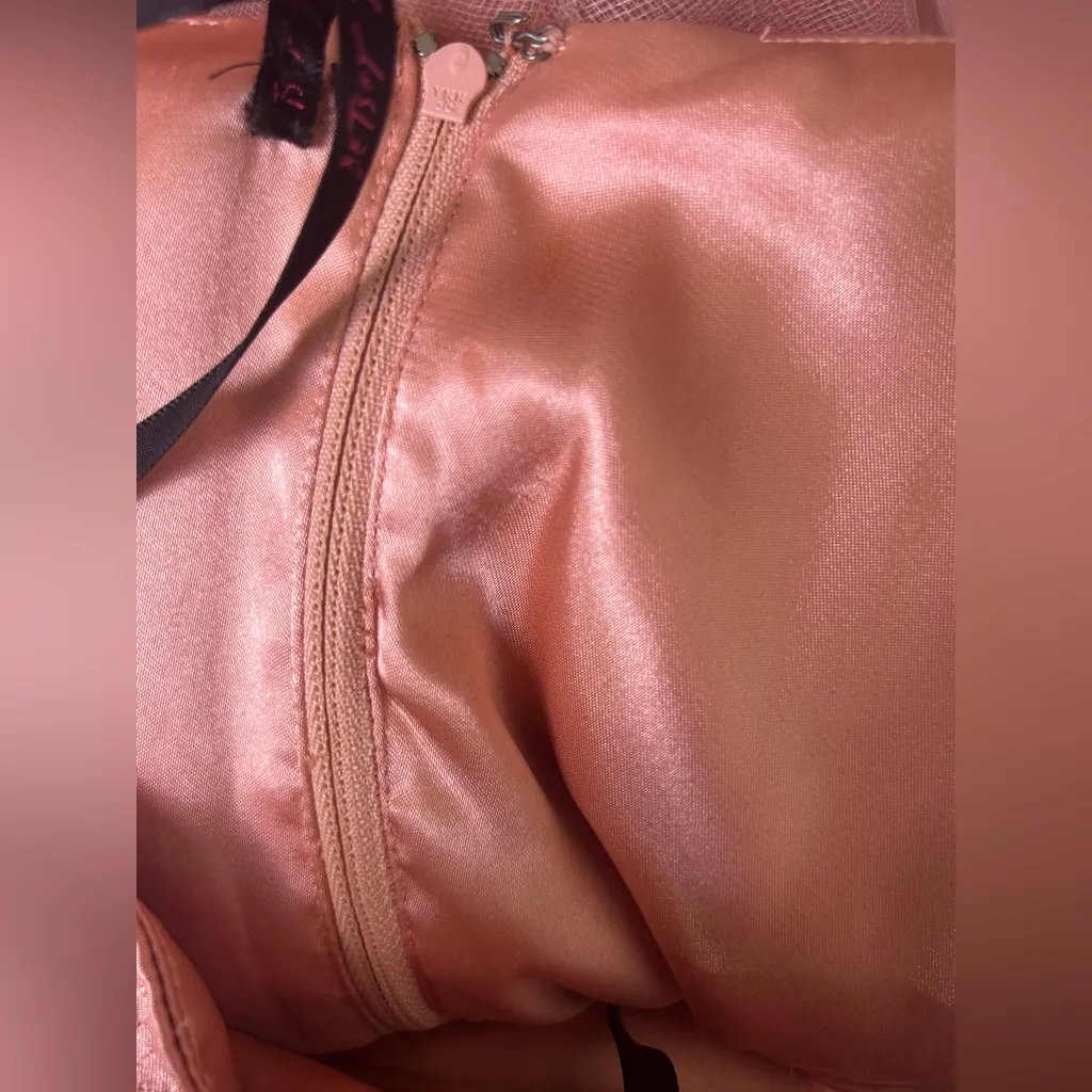 VINTAGE Y2K Betsey Johnson Collection Pink Sequin Corset Tutu Tulle Mini Dress 6 - Image 9