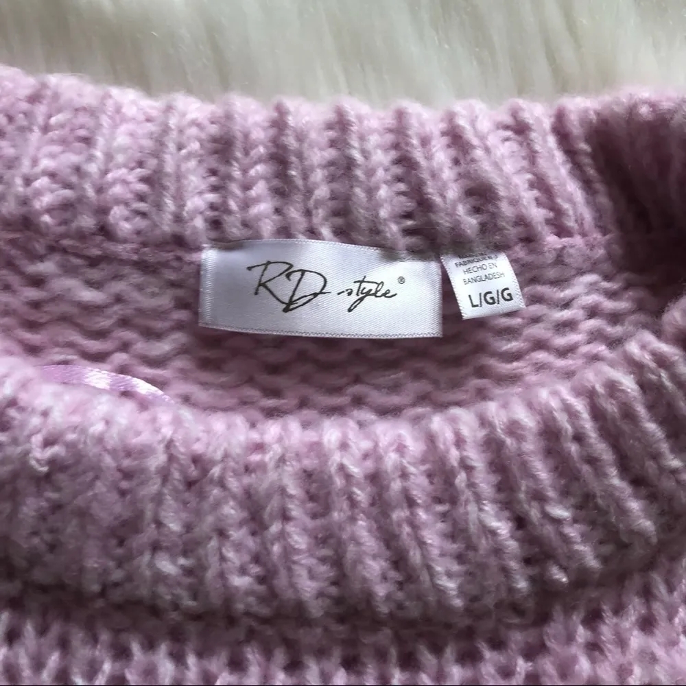 RD Style Colorblock Crew Neck Sweater - Image 4