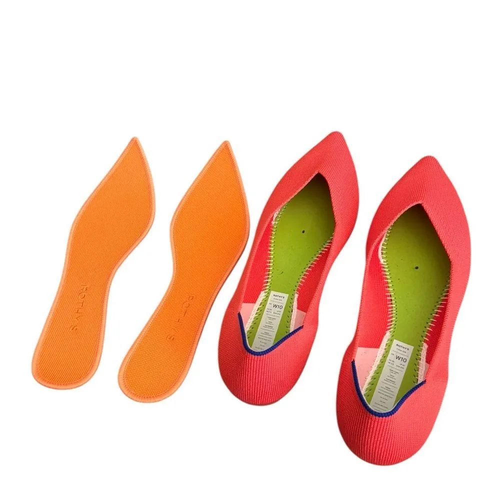 Rothy’s The Point flats Tropical Punch 10 - Image 7