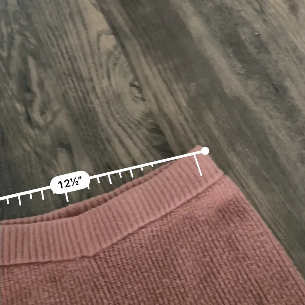 Anthropologie Saturday Sunday mauve sweater shorts - Image 3