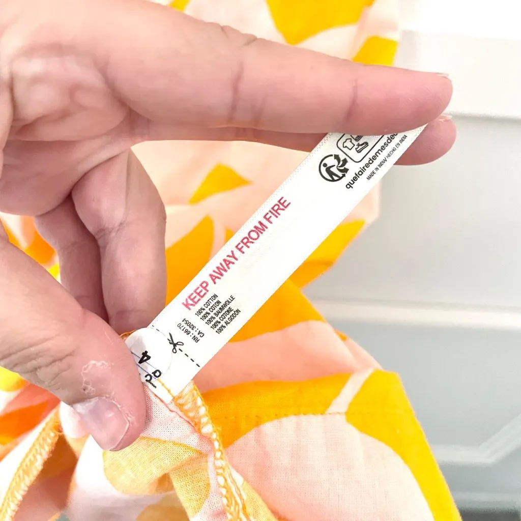 Free People Mila Printed Mini Dress in Tangerine Combo Orange & Pink Size L - Image 6