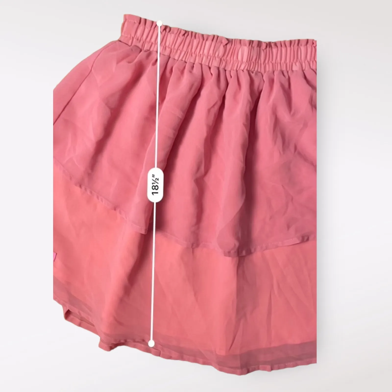 Simply Southern Barbie Pink Coquette Tulle Mini Skirt‎ Size L - Image 6