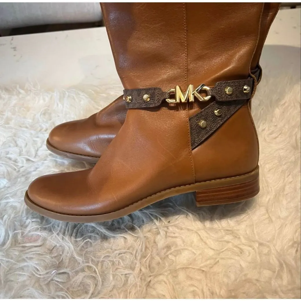 Michael Kors brown riding boots 7.5 - Image 5