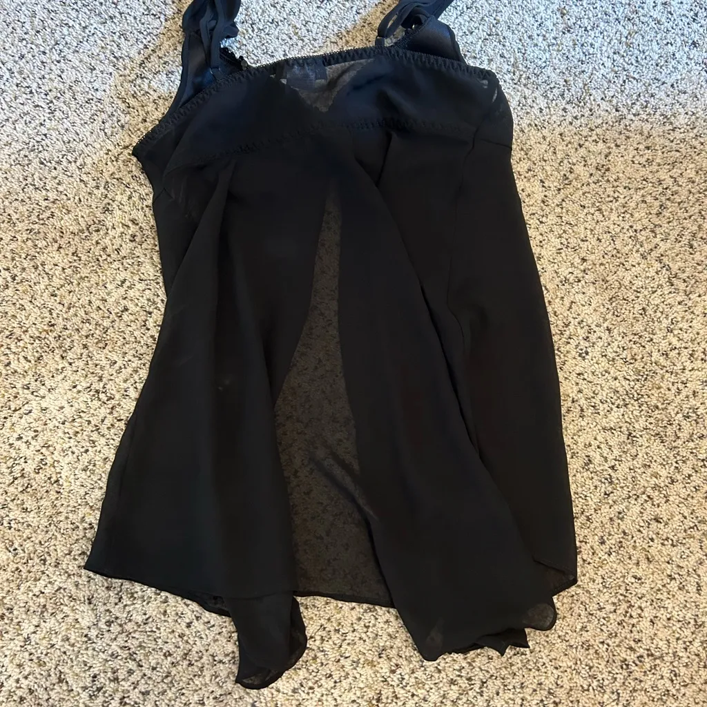 Black Lingerie Dress - Image 4