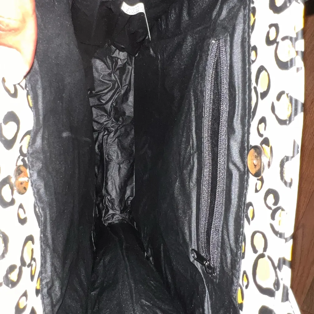 Disney🦎Vtg. Animal Kingdom Mickey Icon Animal Print Travel Satchel🌵2 pcs - Image 6