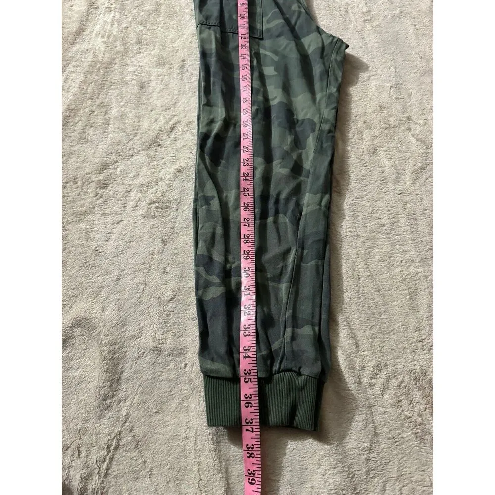 SPLENDID Womens Green Camouflage Camo Pull On Jogger High Rise Size M‎ - Image 10