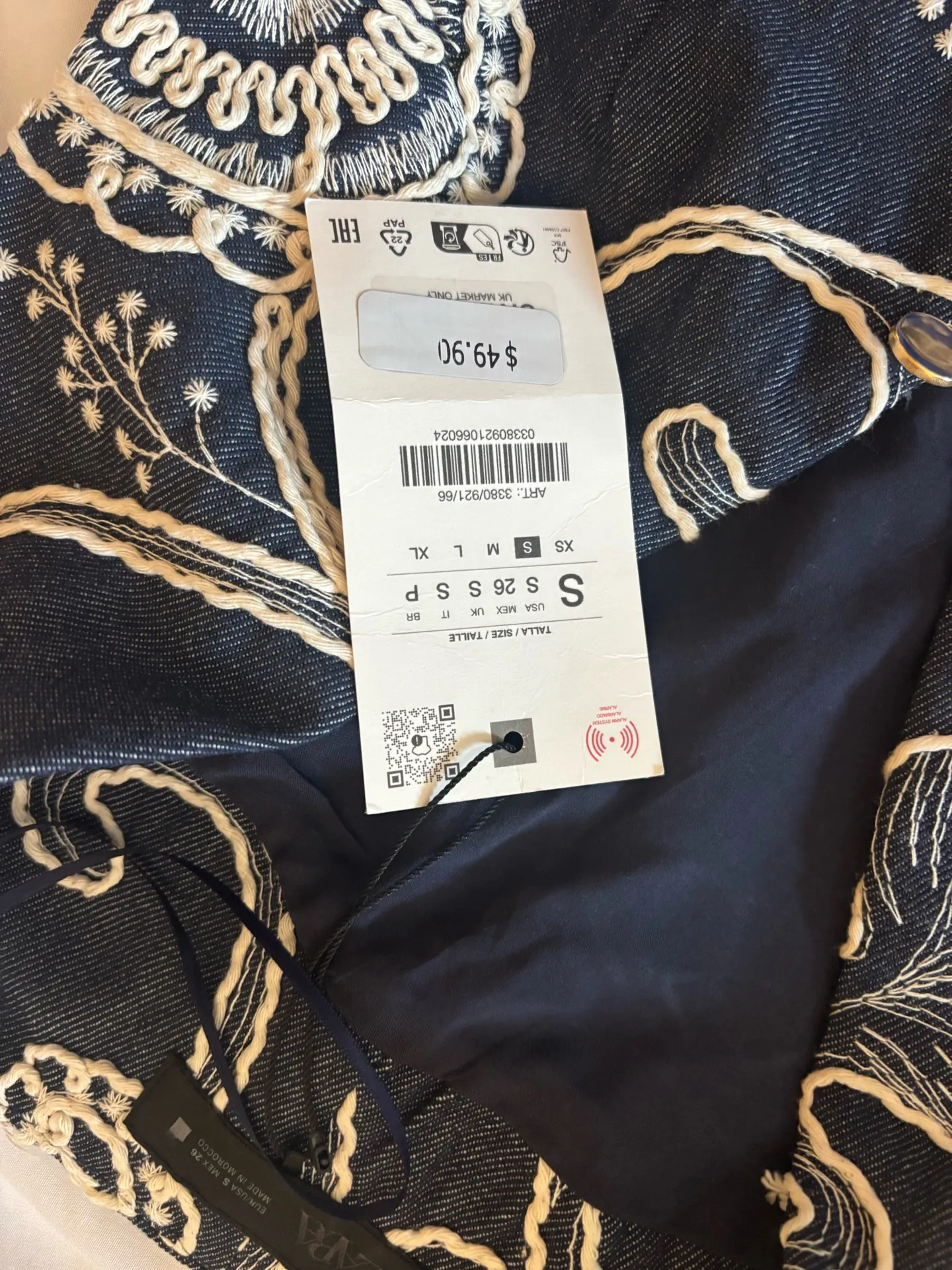 ZARA  Embroidered Top Vest - Image 2