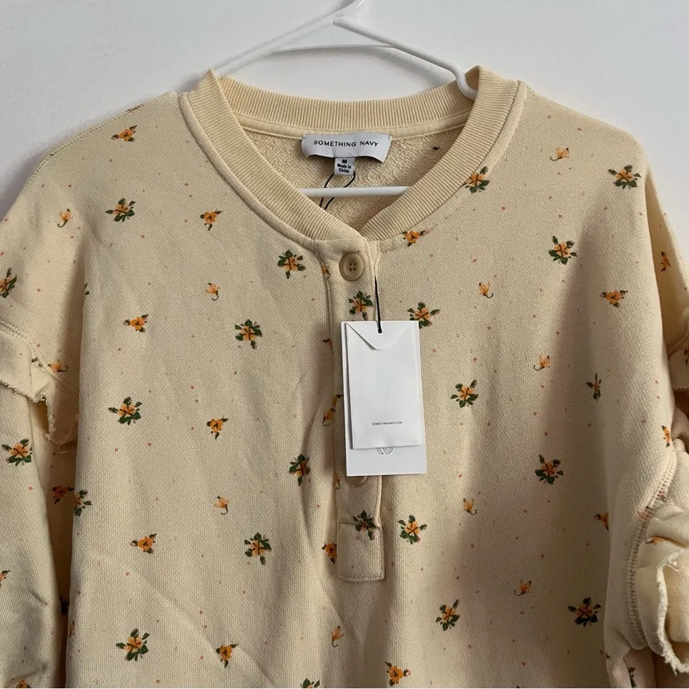 Something Navy  • NWT Esmerelda Yellow Jumpsuit with Floral Pattern - Image 5