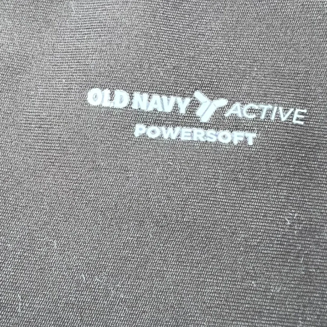 Old Navy Active PowerSoft High Rise Go Dry Leggings Women 4X Gray Jogger Style - Image 4