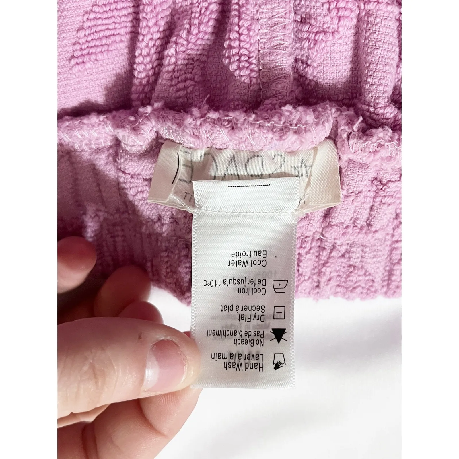 L Space Womens M Soleil Shorts Rosebud‎ Terry Cloth Drawstring Lounge Sunflower Purple Size M - Image 7