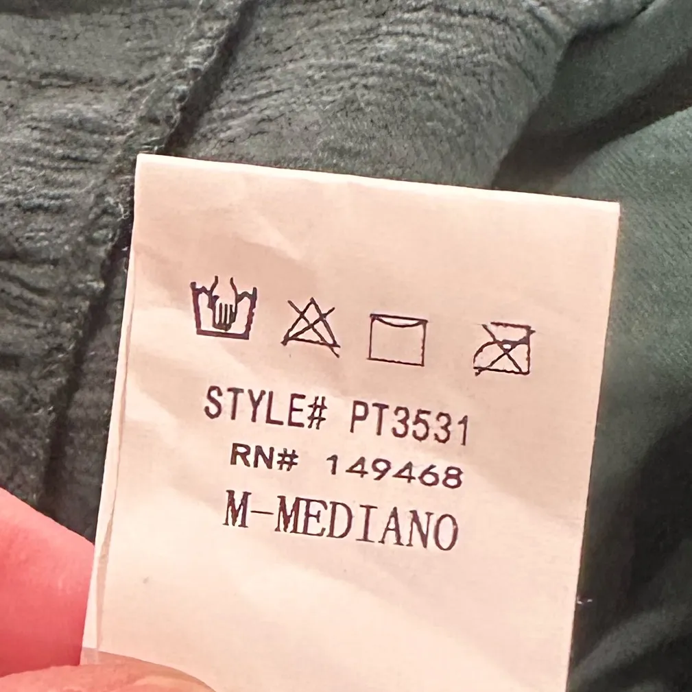 Petal Roz Baby Doll Dark Green Lined Tiered Knee Length Dress NWOT Sz M - Image 5