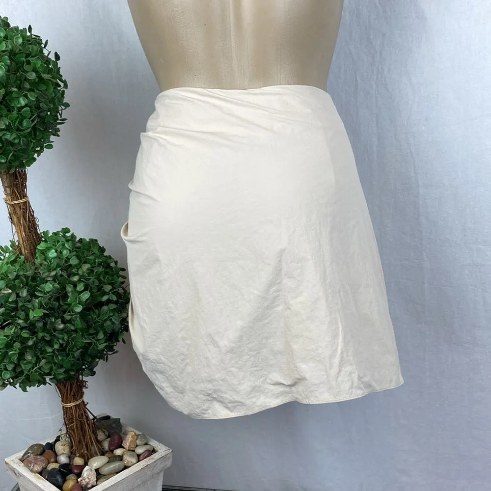 Amanda Uprichard Tan Skort Mini Skirt With Shorts S - Image 2