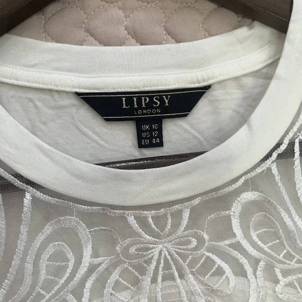 ASOS NWOT Lipsy Lace Women's T - Image 3