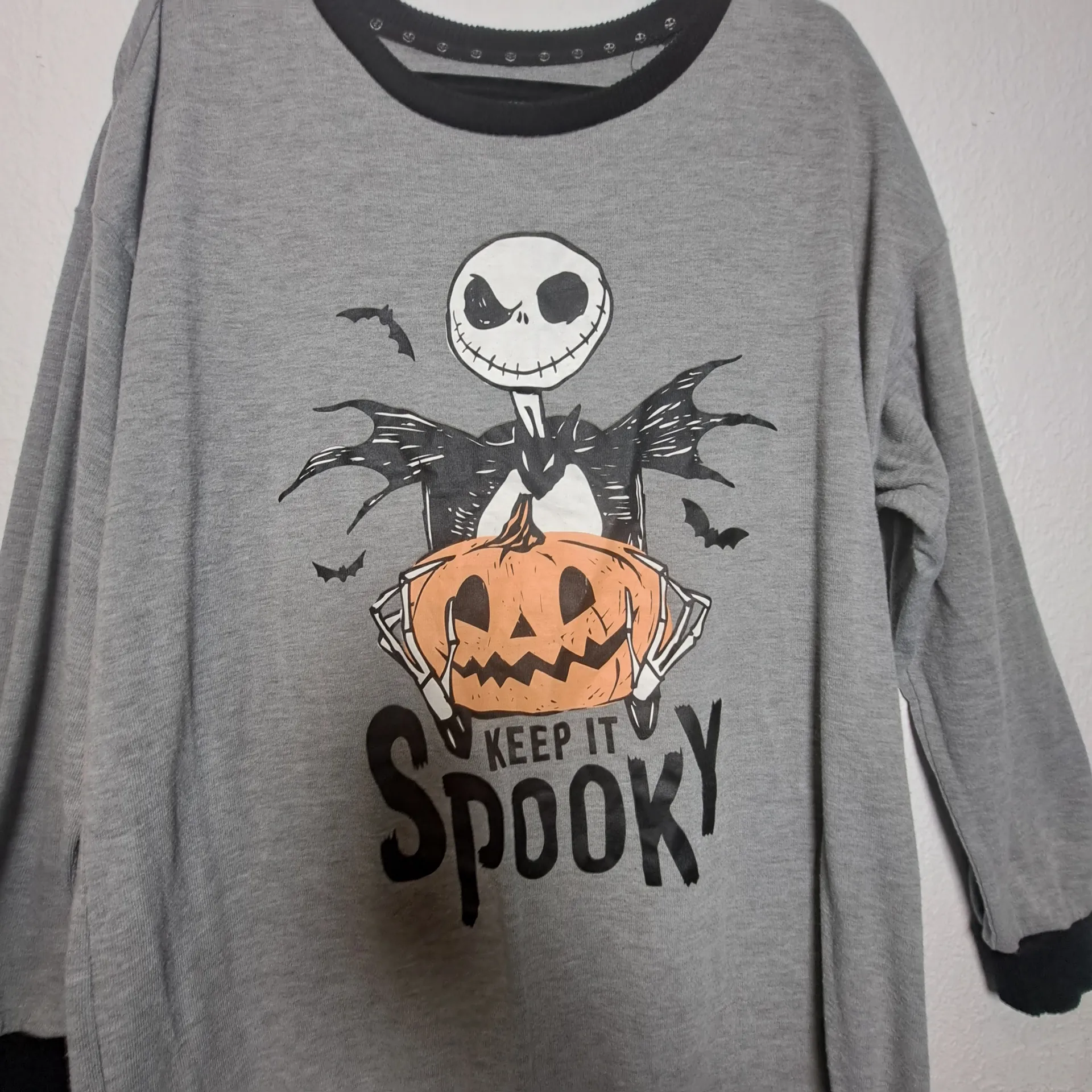 Disney Black and Gray Nightmare Before Christmas Jacket - Image 2