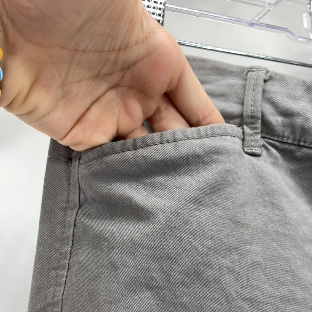 Old Navy gray pixie ankle pants high waist chic career ware business casual - Image 4