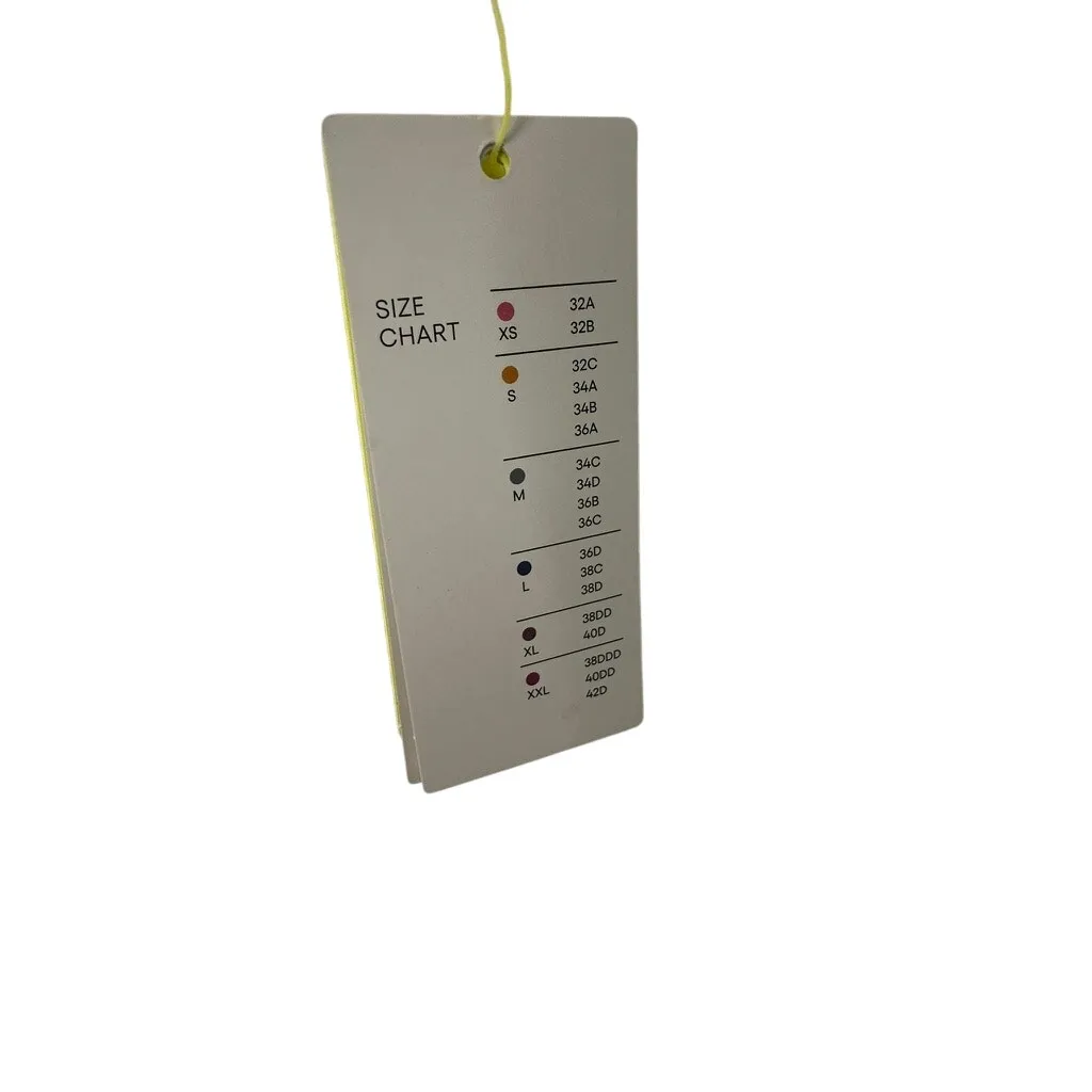 All in Motion High Support Zip Front White Sports Bra Women's Size 36C NEW - Image 4