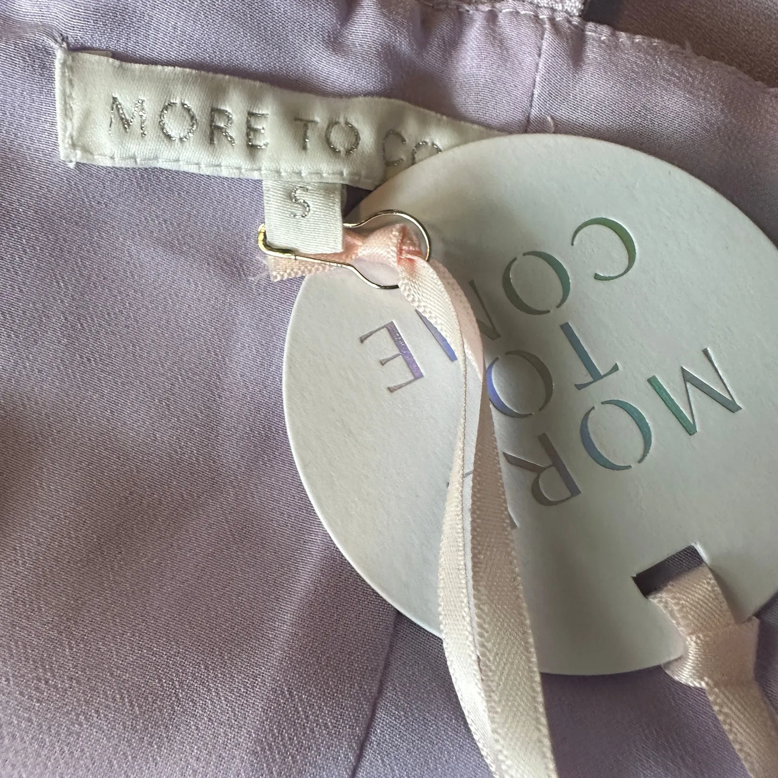 Revolve Lavender Slip Mini Dress Purple SMALL Milkmaid More to Come Y2K $77 NEW - Image 7