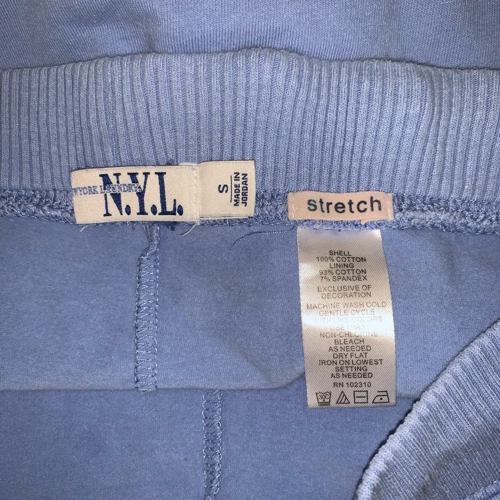 Vintage blue with white stripes comfy skirt - Image 6