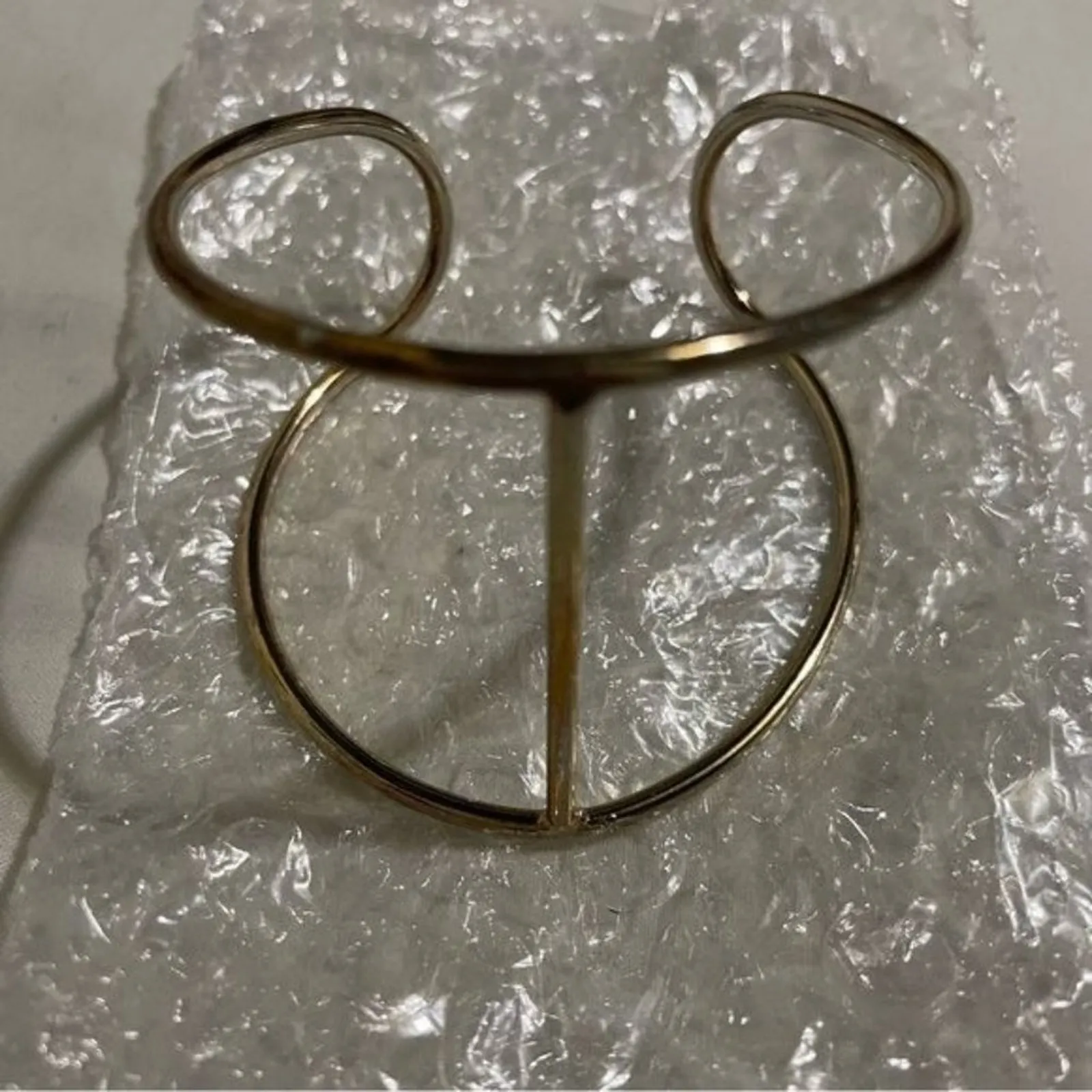 Gold Tone Cuff Bracelet - Image 7