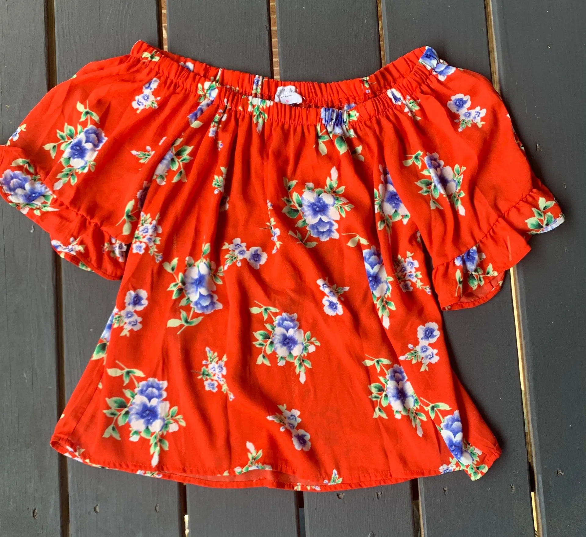 Sienn Sky Floral Off Shoulder Top - Image 4