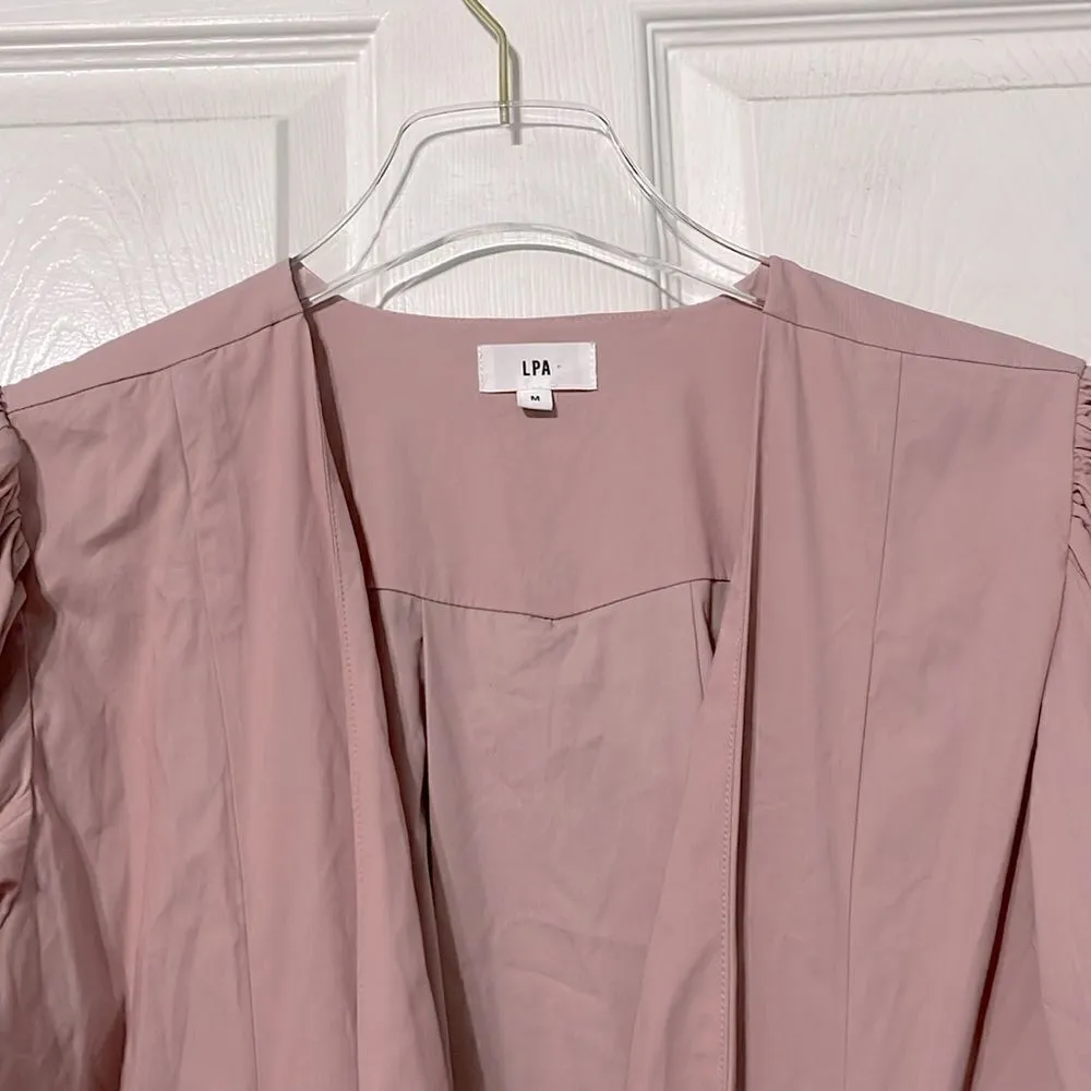 LPA‎ Yulia Coat in Blush Size Medium NWT **Missing Belt - Image 5