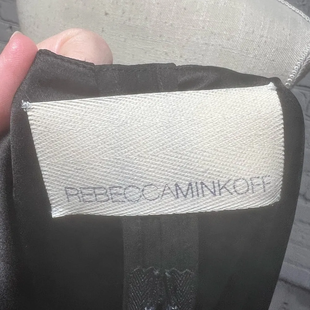 Rebecca minkoff little black dress lace waist size small - Image 10