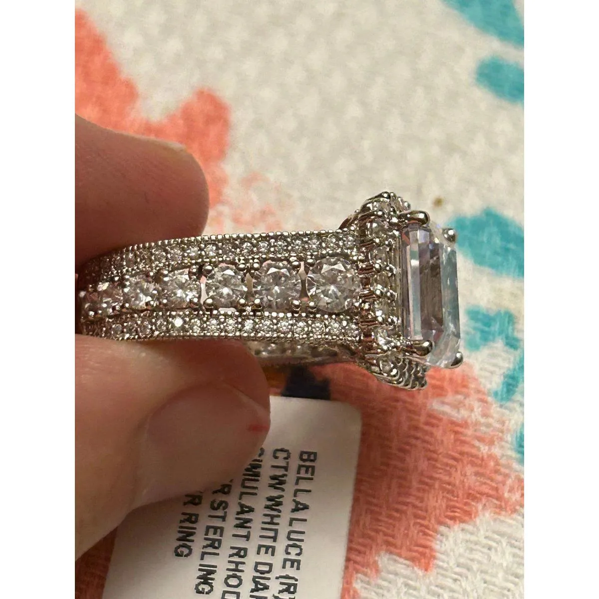 925 sterling silver amazing cute ring size 7 very lot e34 - Image 7