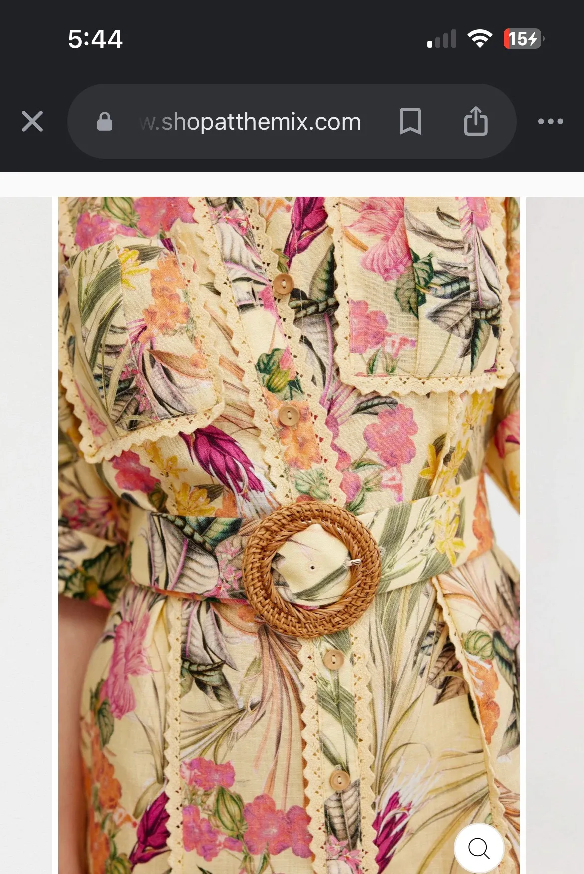 Belted Mini Dress - Image 2