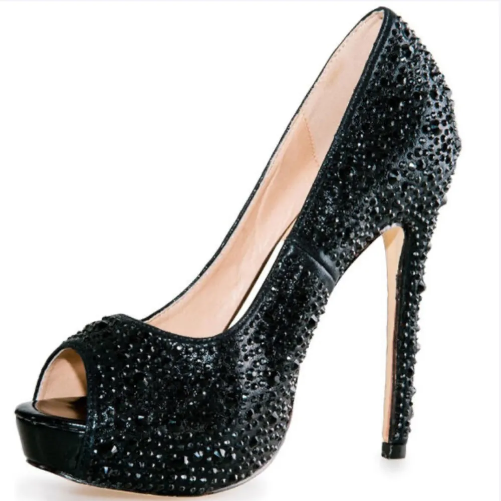 Womens Lauren Lorraine Candy black Pumps - Image 2