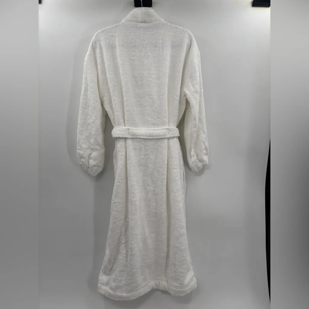 LUNYA Spa Terry Robe in Sincere White Size X - Image 10