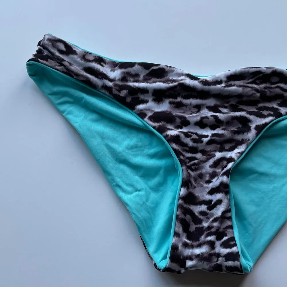 Becca  Adela Reversible Animal Print Swim Bottom XS - Image 4