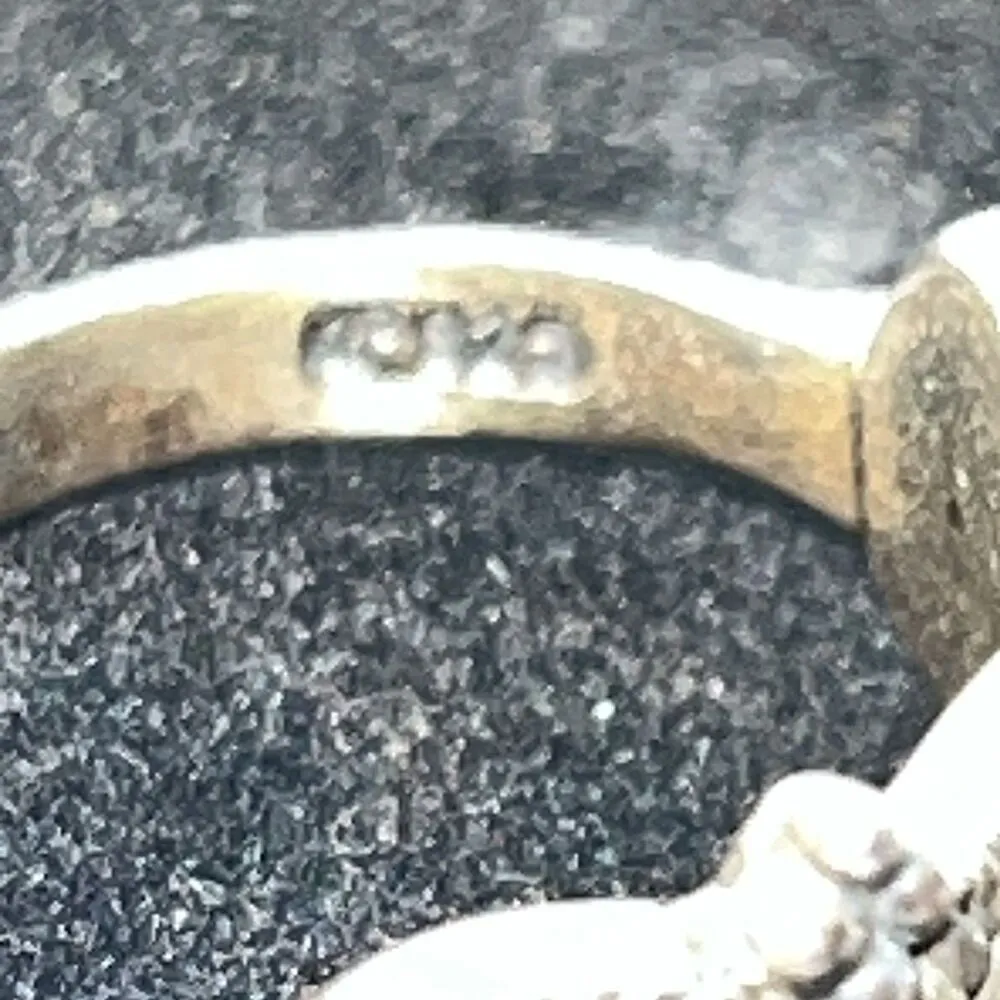 NIB Sterling Silver Three Stone Tiger's Eye Ring - Image 8