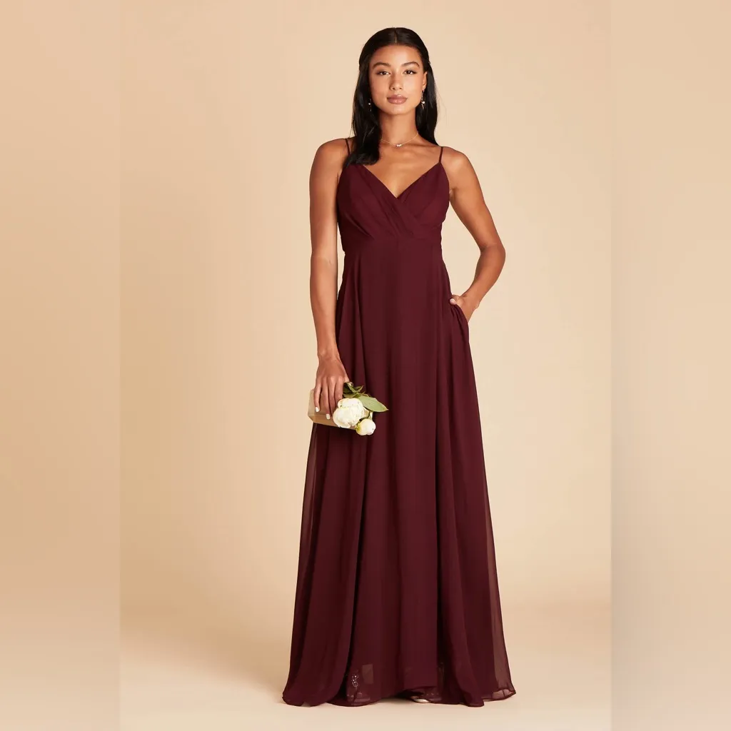 Birdy Grey • Cabernet Kaia Dress Chiffon Bridesmaid Formal - Image 3