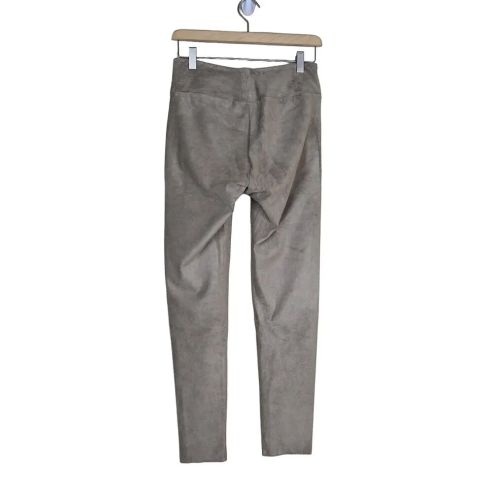 Splendid Womens Small Faux Suede Leggings in Camel NEW - Image 3