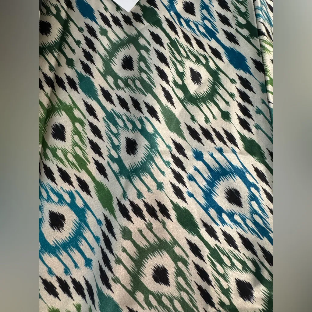 Red Aspect Satin Print Long Skirt XS NWT Size undefined - Image 4