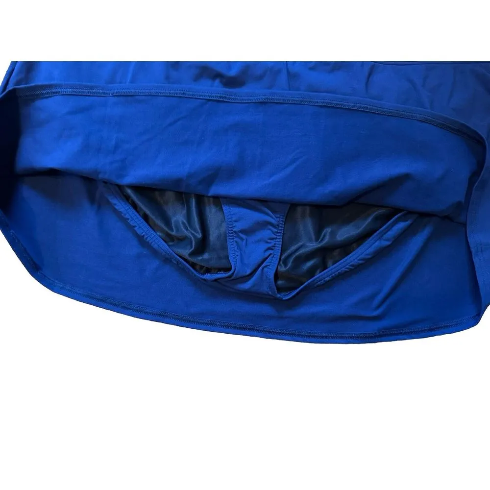 Lands End Swim Skirt 22W Blue Built in Brief‎ Skort - Image 4