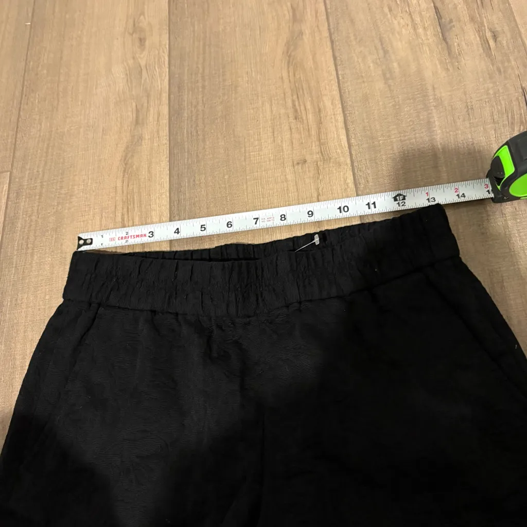 J.‎ CREW Jacquard Pull On Boardwalk Shorts 3" C2107 black Women's Size 00 - Image 7