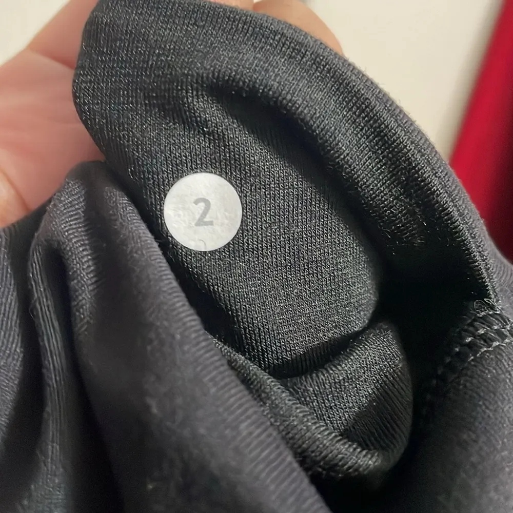 Lululemon Wunder Under Crop in Black Shadow Wrap Multi Tender Violet - Image 8