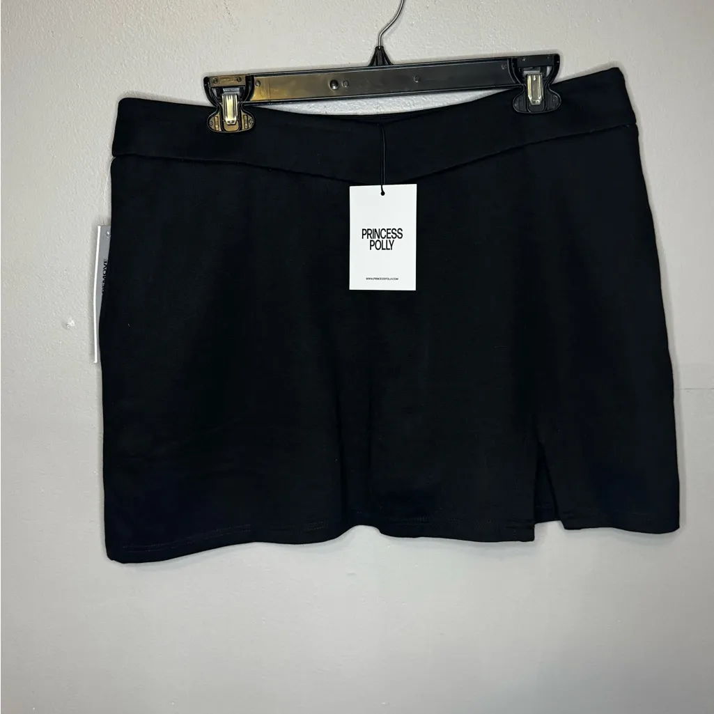 Princess Polly Women’s Ravyn Skort Black Mini Size 12 Whimsygoth Grunge Punk NWT - Image 5