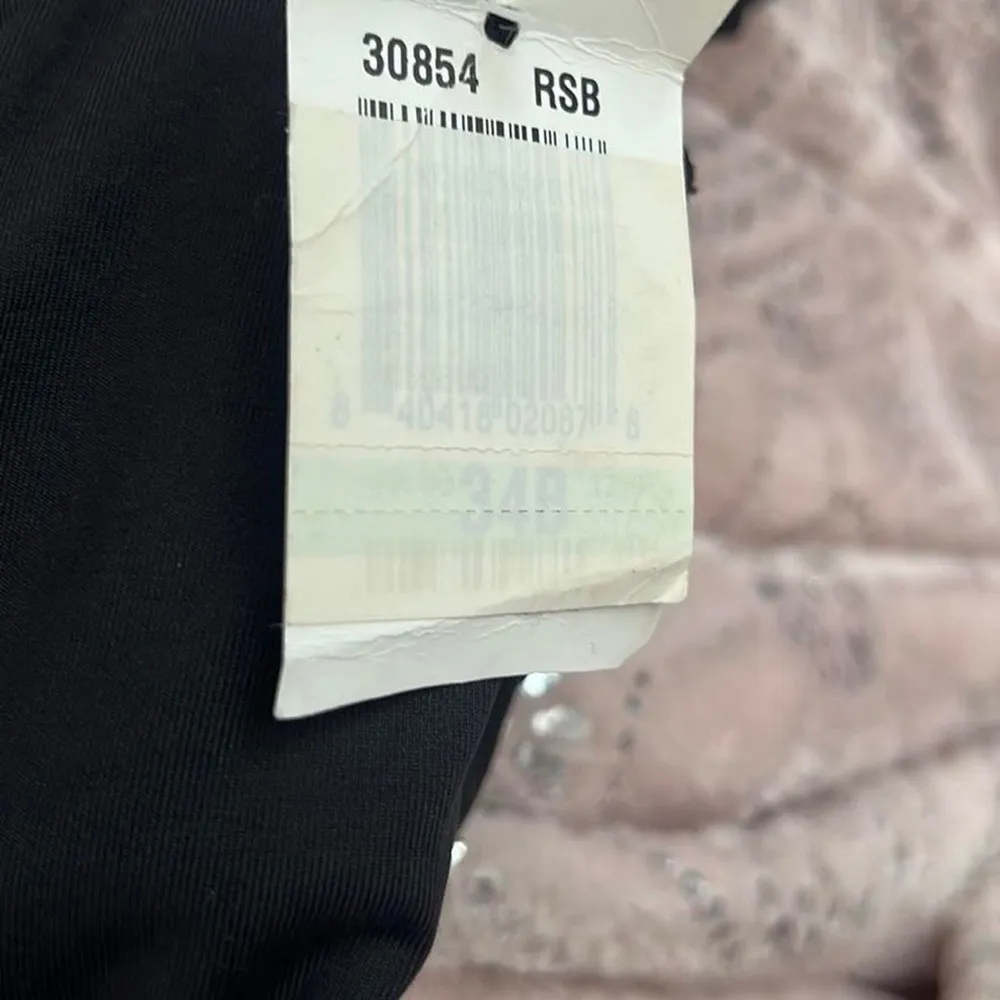 Mesh Rosette Floral Bustier Corset Black Size undefined - Image 7