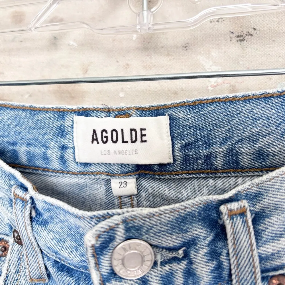 Agolde 90s Mid Rise Loose Fit Jeans in Snapshot - Image 3
