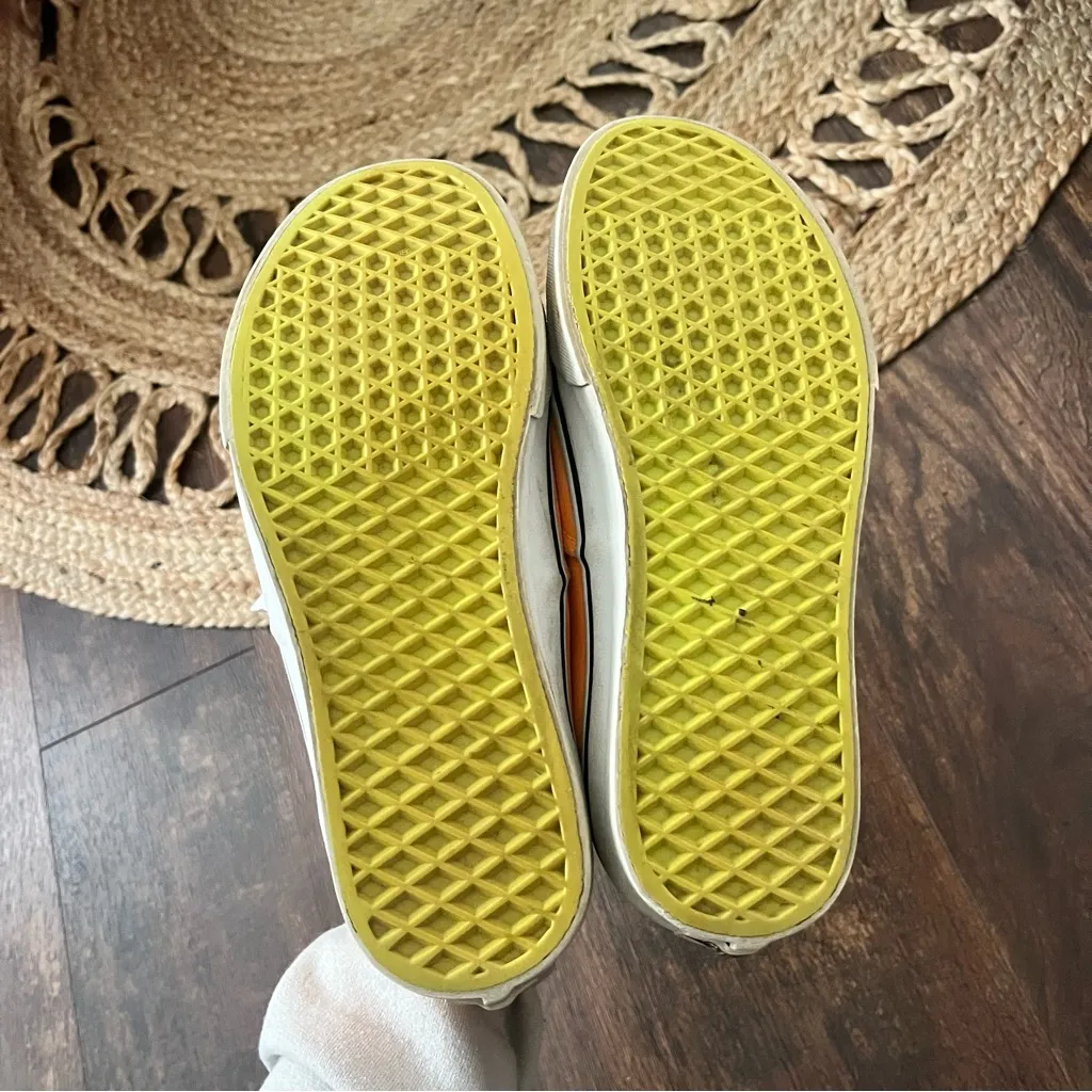 Orange VANS Men’s 8.5 Women’s 10 - Image 4